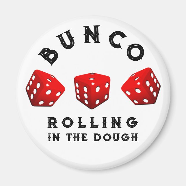 Aimant Soirée Bunco (Devant)