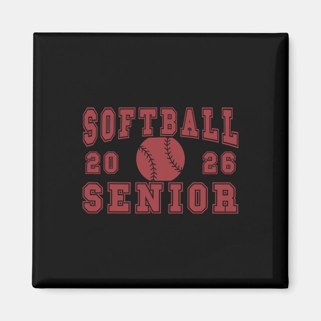 Aimant Soirée des finissants de softball 2026 (Devant)