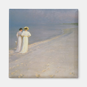 Aimant Soirée d'été sur la Skagen Southern Beach