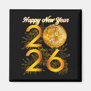 Aimant Soirée du Nouvel An - Bonne Année 2026 Premium