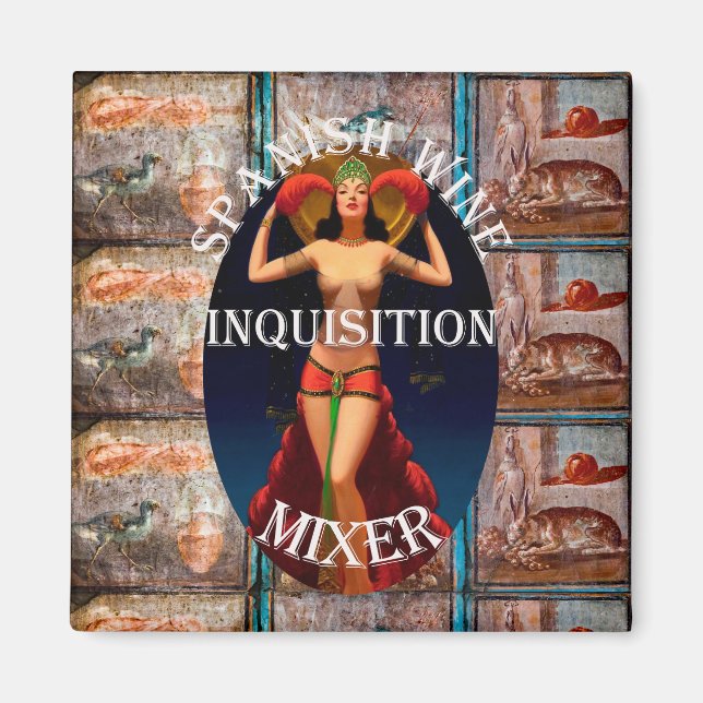 Aimant Soirée Filles Garçons Enterrement de Vie de Jeune  (Devant)