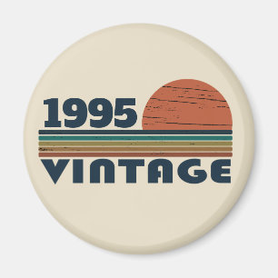 Aimant Soirée personnalisée de trente vintages 30e annive