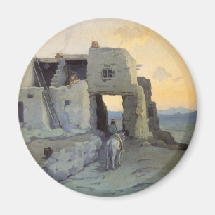 Aimant Soirée, Pueblo de Walpi par Marion Kavagh Wachtel