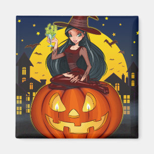 Aimant "Soirée sorcière"