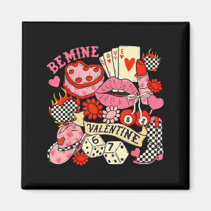 Aimant Sois Ma Saint-Valentin Rétro Coquette Howdy Wester