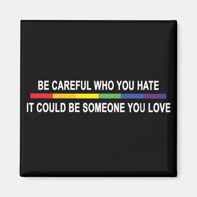 Aimant Sois Prudent Qui Tu Détestes (Devant)