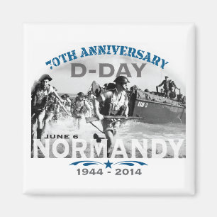 Aimant Soixante-dixième anniversaire de le jour J de la