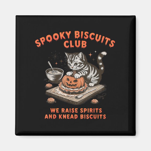 Aimant Soky Biscuits Club Cat Halloween Cuisson (Devant)
