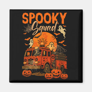 Aimant Soky Halloween Squad Skeleton Conduite Firetruck H