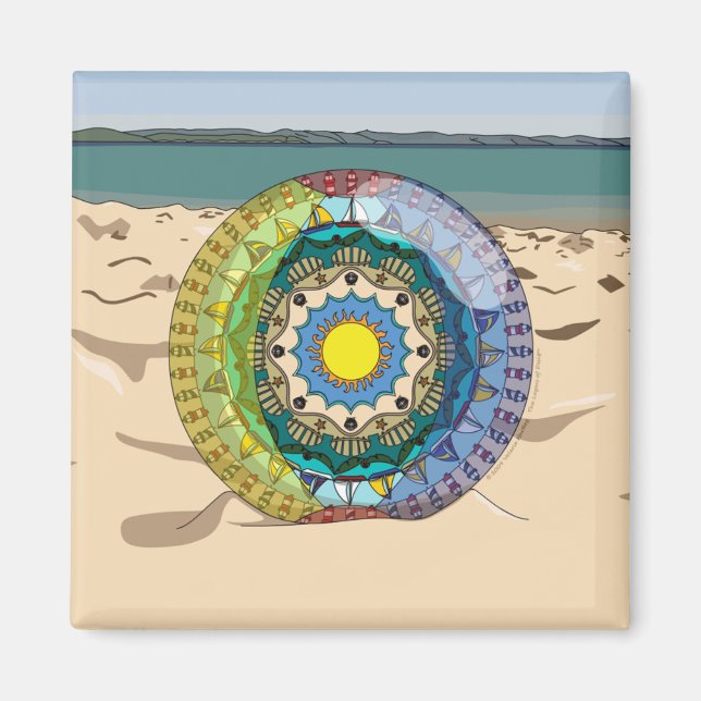 Aimant solaire d'été (Devant)