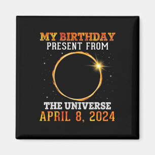 Aimant Solaire Éclipse Mon Anniversaire Présenté Par Les