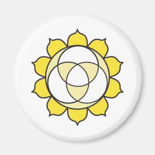 Aimant solaire Plexus Chakra (Devant)