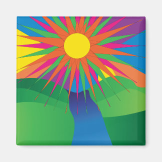 aimant solaire psychédélique