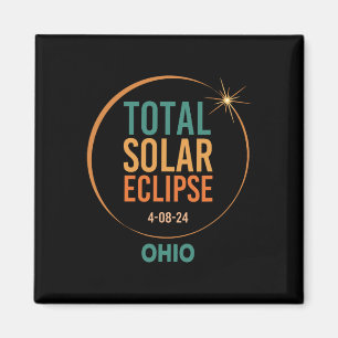 Aimant Solar Eclipse Ohio 8 avril 2024 Totalité
