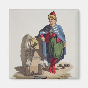 Aimant Soldat turc, des 'costumes du divers national
