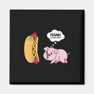 Aimant Soleil Dehors Petits pains Pour Hot Dogs Drôle Sau