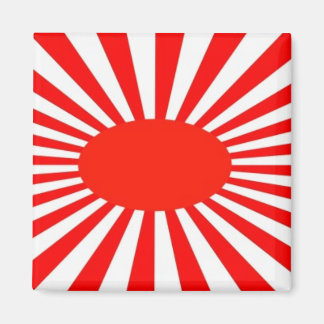 Aimant soleil rouge