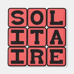 Aimant Solitaire, jeu de cartes à une personne