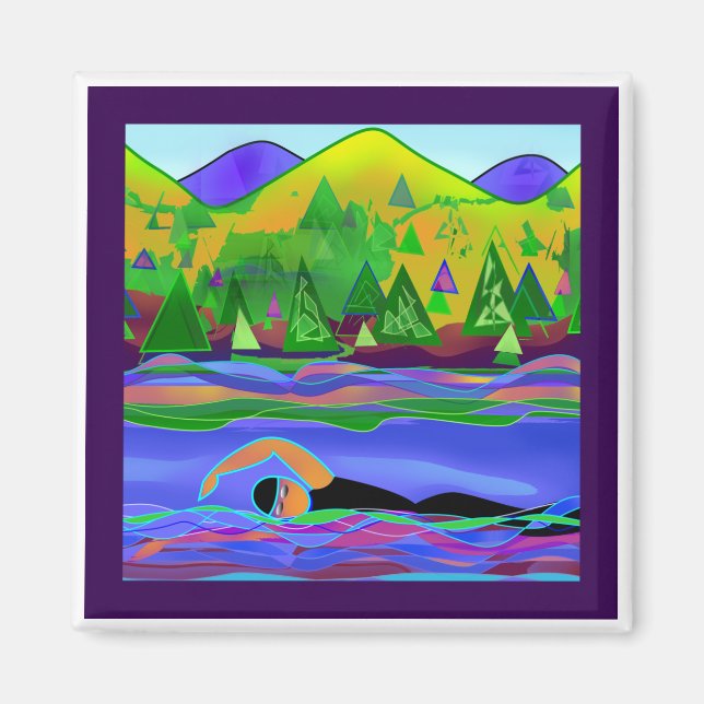 Aimant Solo en eau libre (Devant)