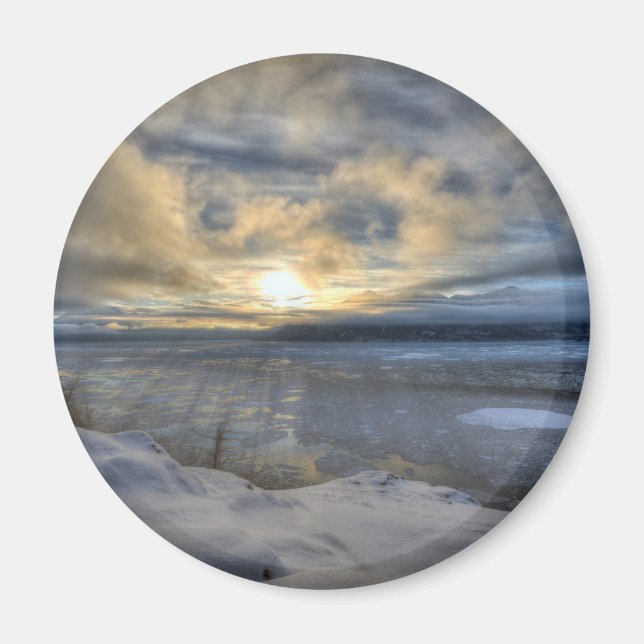 Aimant Solstice d'hiver Turnagain Arme (Devant)