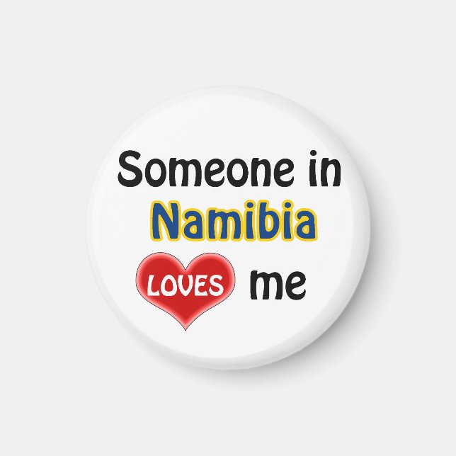 Aimant Someone in Namibia loves me (Devant)