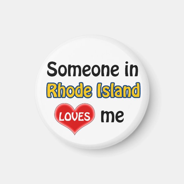 Aimant Someone in Rhode Island loves me (Devant)