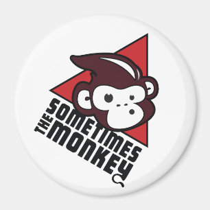Aimant Sometimes the Monkey Magnetic Button