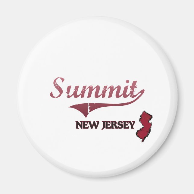 Aimant Sommet New Jersey City Classic (Devant)