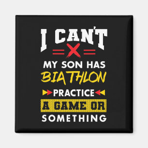 Aimant Son a Biathlon Pratique Amusante Parents Humour Ma