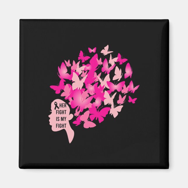 Aimant Son combat est Mon combat Cool Conscience du cance (Devant)