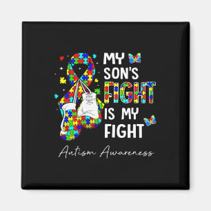 Aimant Son Combat Est Mon Combat Mon Fils Sensibilisation