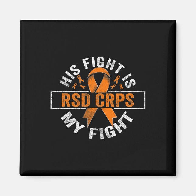 Aimant Son Combat Est Mon Combat Rsd Crps Sensibilisation (Devant)