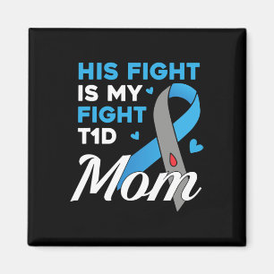 Aimant Son combat est mon combat Type 1 Diabète T1d Diabè