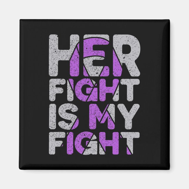 Aimant Son combat est My Fight Epilepsy Awareness 1 (Devant)