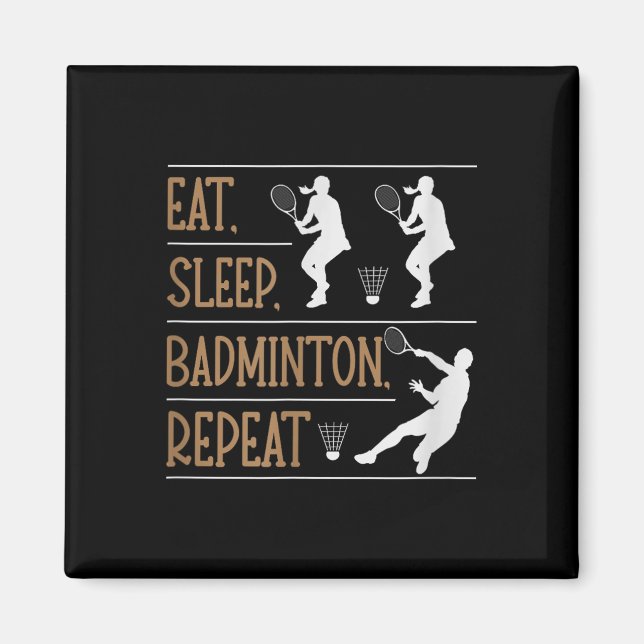 Aimant Son Dans Mon Volant de badminton Adn Racket Badmin (Devant)