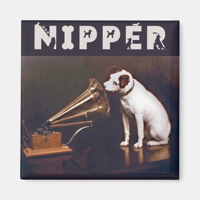 Aimant Son Maître Nipper de la voix le chien (Devant)