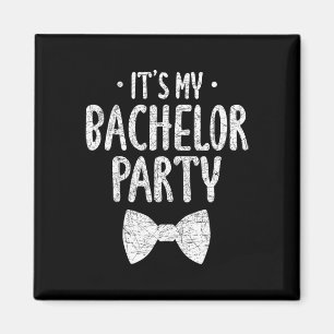Aimant Son Mariage de la fête de baccalauréat Groom Funny
