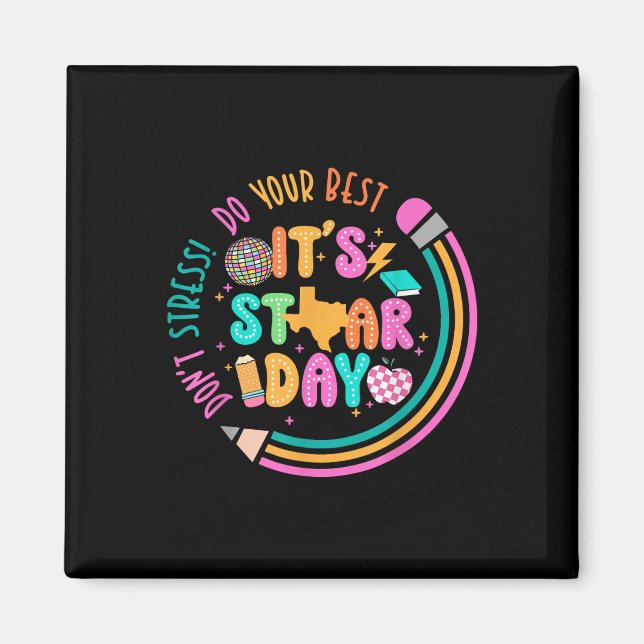 Aimant Son Star Day Dont Stress Faites Votre Meilleur Jou (Devant)