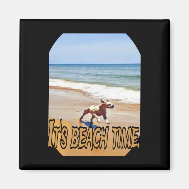 Aimant Son temps de plage (Devant)