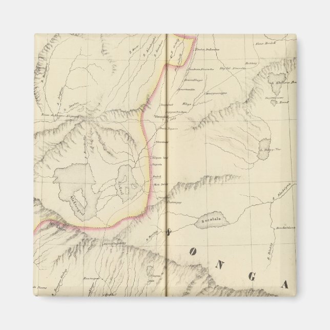 Aimant Songari, Chine, Asie (Devant)