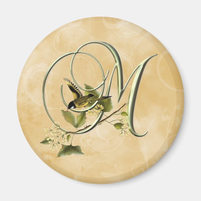 Aimant Songbird Initial M (Devant)