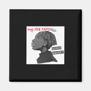 Aimant Sonia Mey - Justice - Dites Son Nom - Black Lives