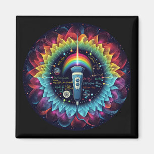 Aimant Sonographie-Colorful Ultrasound Vagues-Physique