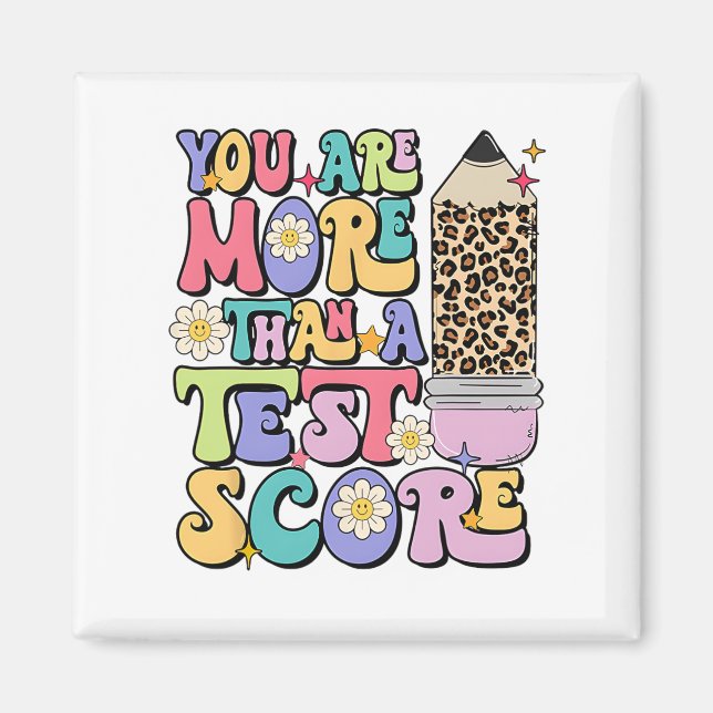 Aimant Sont Plus Qu'Un Test Score Enseignant Test Da Test (Devant)