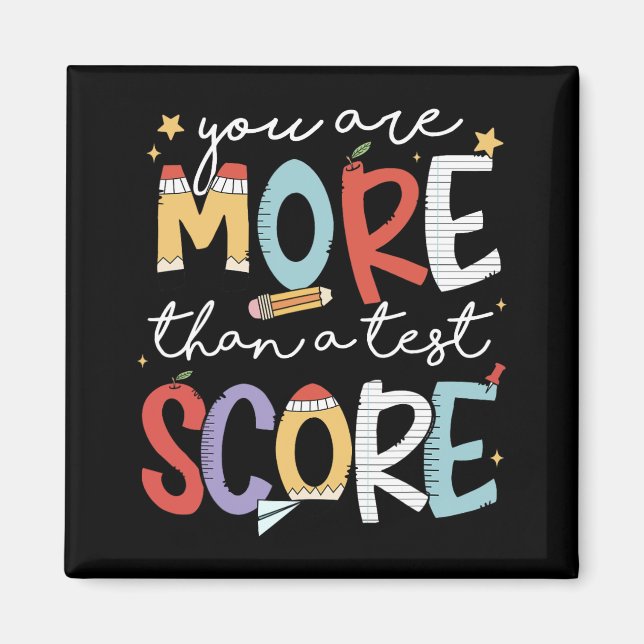Aimant Sont Plus Qu'Un Test Score Test Day Staar Test (Devant)