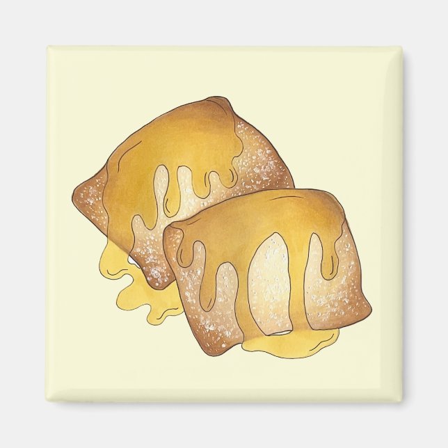 Aimant Sopaipilla Sopapilla Cachanga Sopaipa Pâtisserie f (Devant)