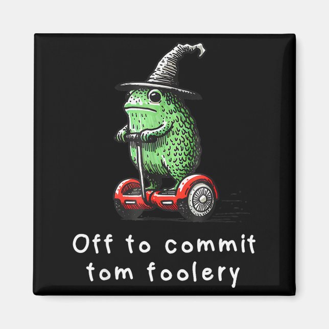 Aimant Sorcier Grenouille Fantaisiste Part Pour Commettre (Devant)