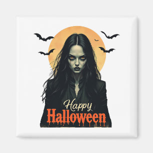 Aimant Sorcière gothique d'Halloween