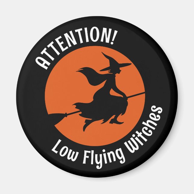 Aimant Sorcière sur chambre (Devant)