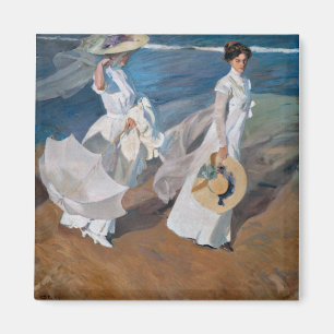 Aimant Sorolla Y Bastida - Promenade En Bord De Mer